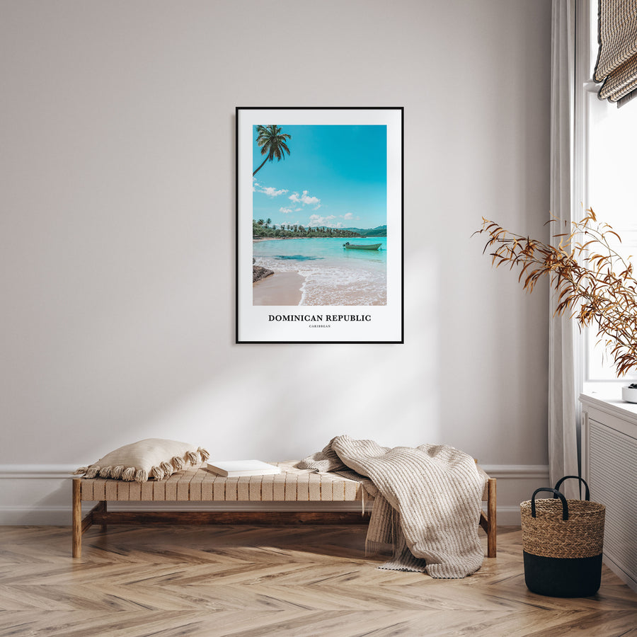 Dominican Republic Portrait Color Poster