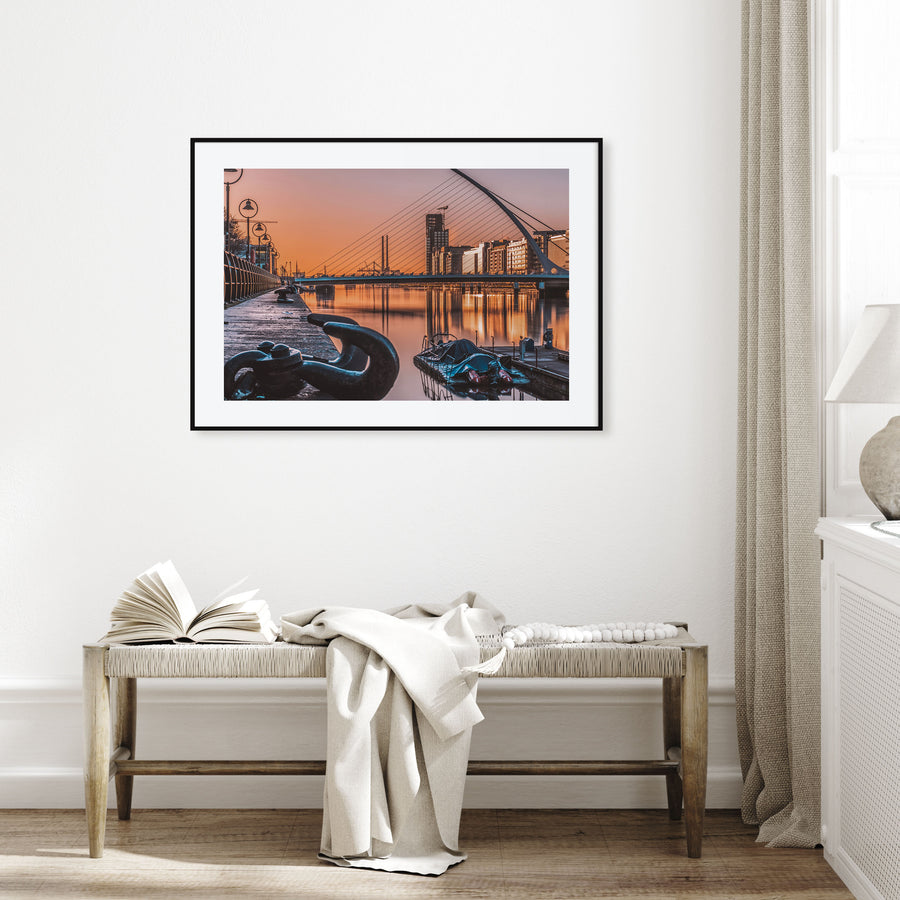 Dublin Landscape Color Poster