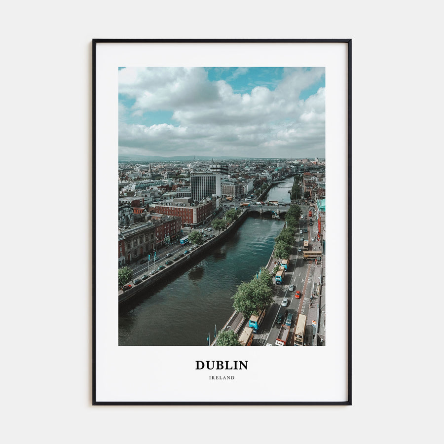 Dublin Portrait Color Poster