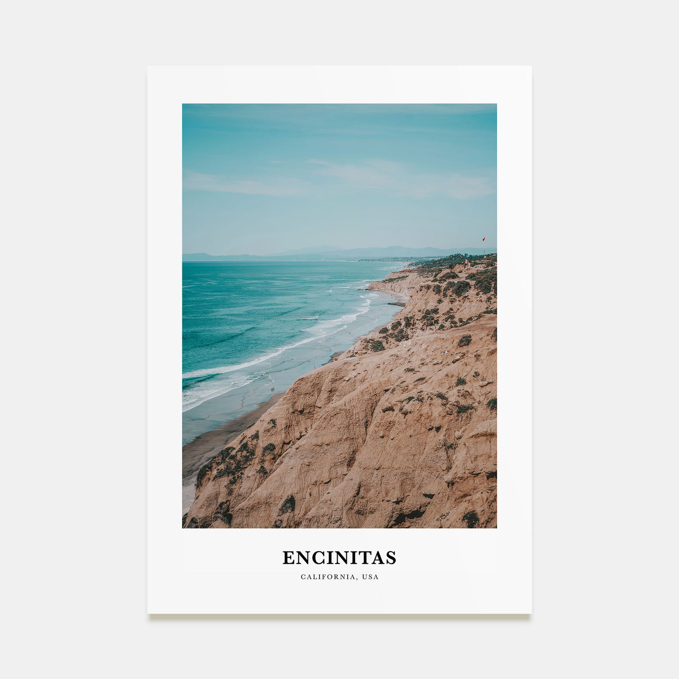 Encinitas Portrait Color Poster