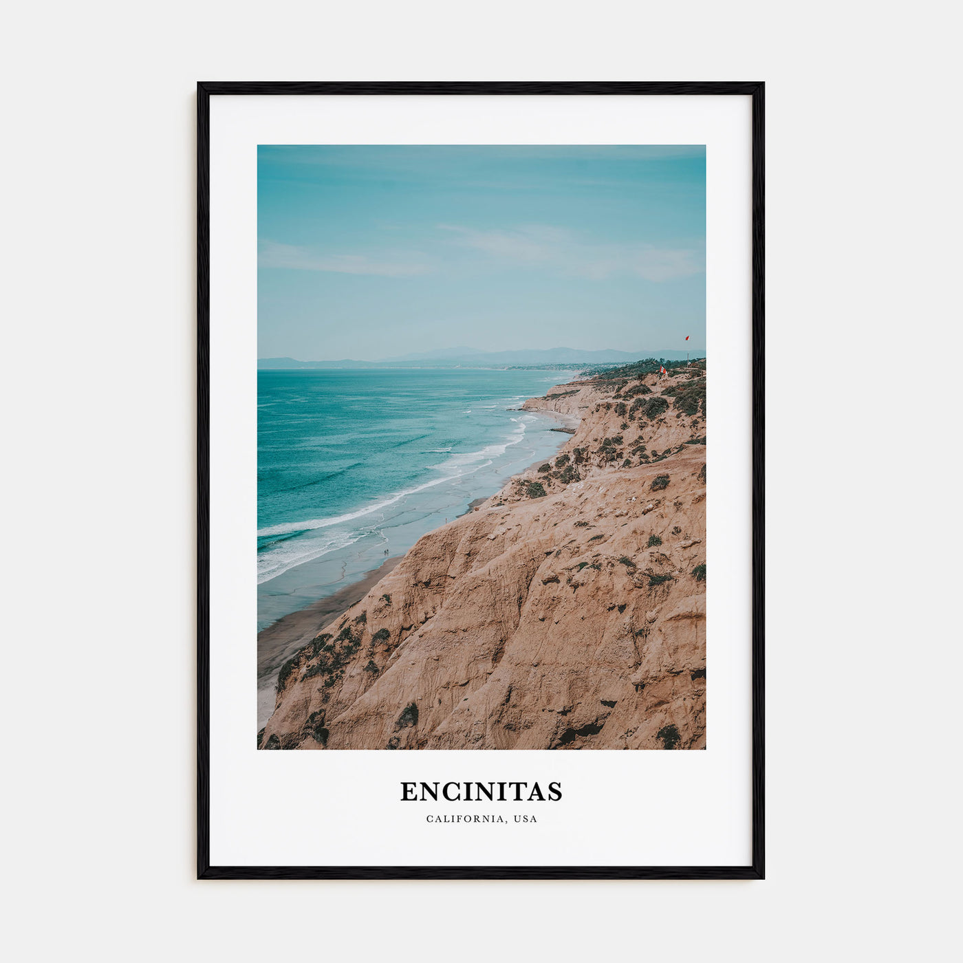 Encinitas Portrait Color Poster