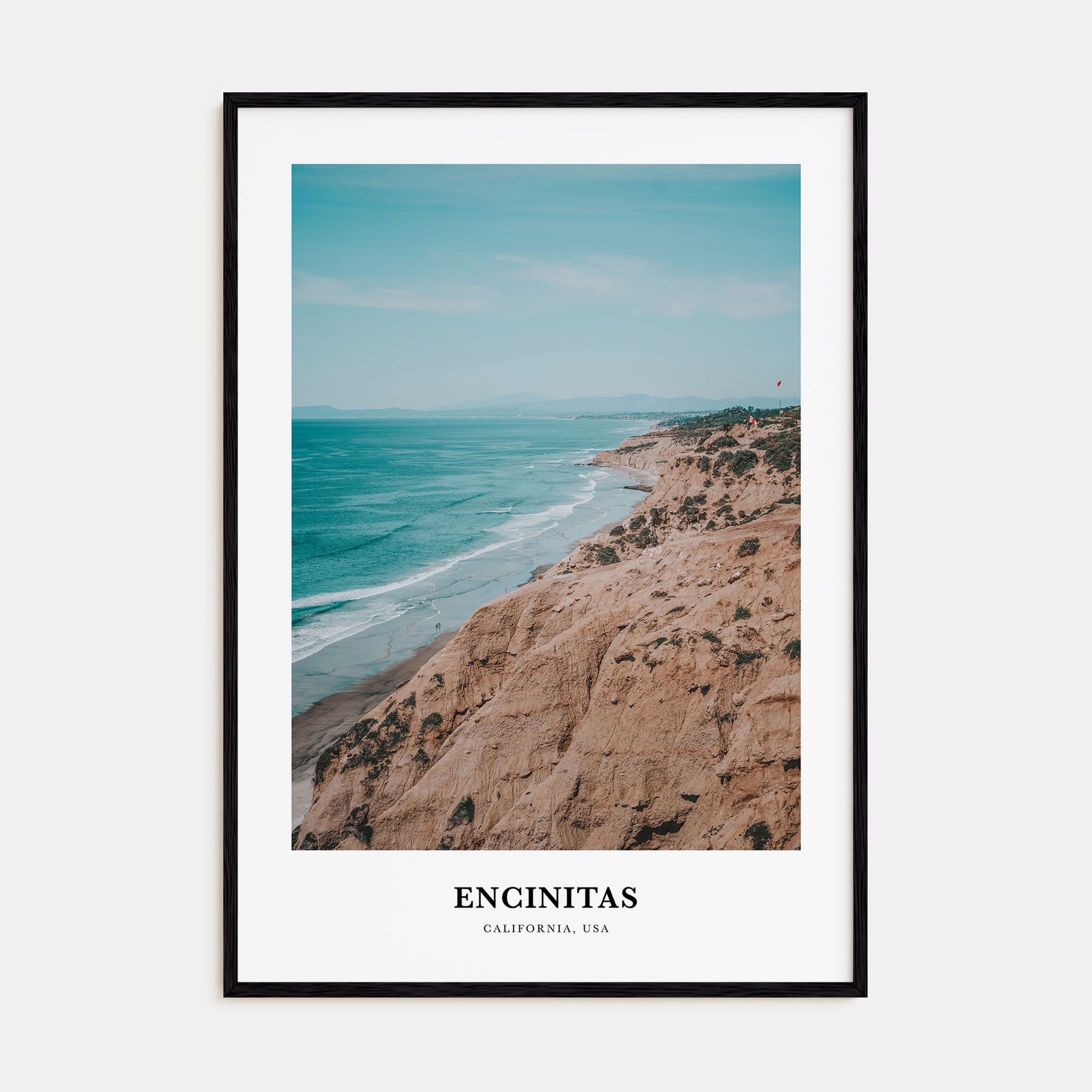 Encinitas Portrait Color Poster