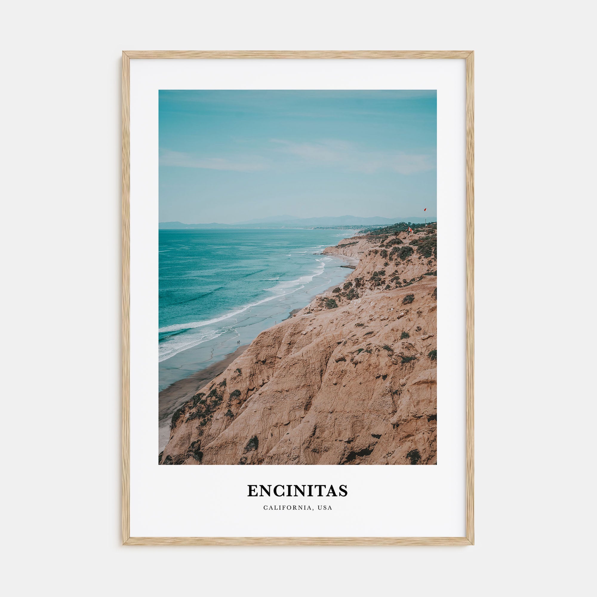 Encinitas Portrait Color Poster