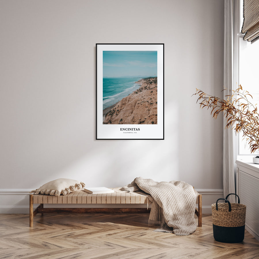 Encinitas Portrait Color Poster
