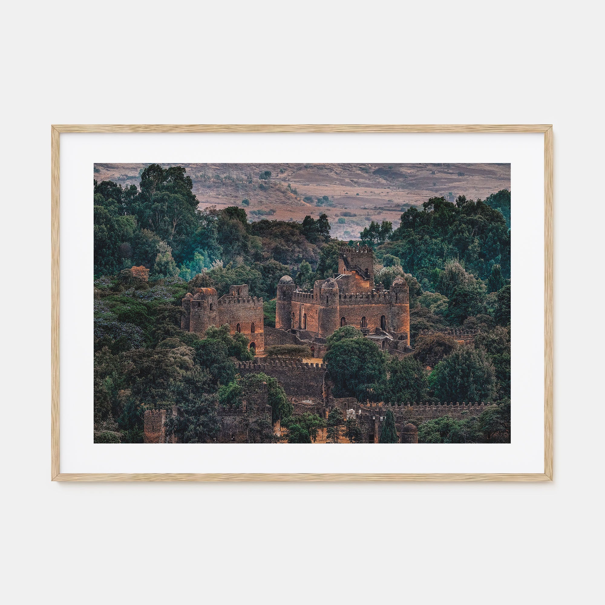 Ethiopia Landscape Color Poster