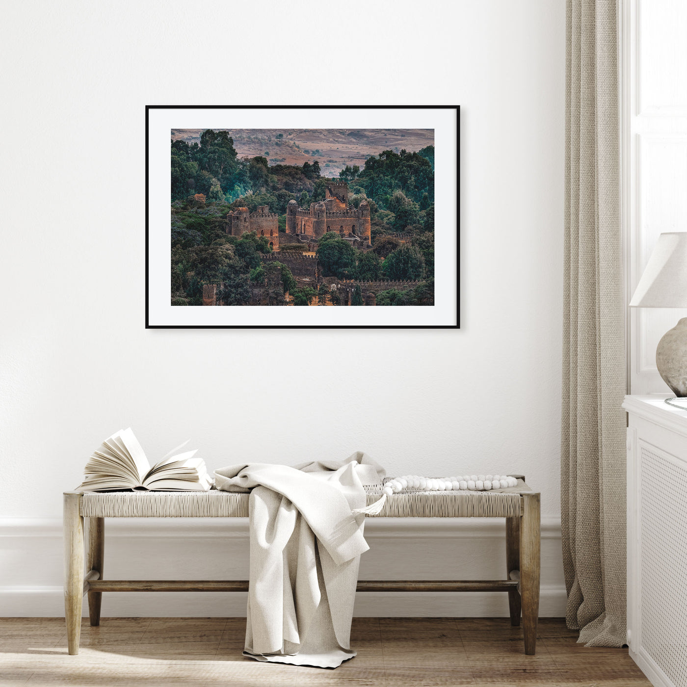 Ethiopia Landscape Color Poster