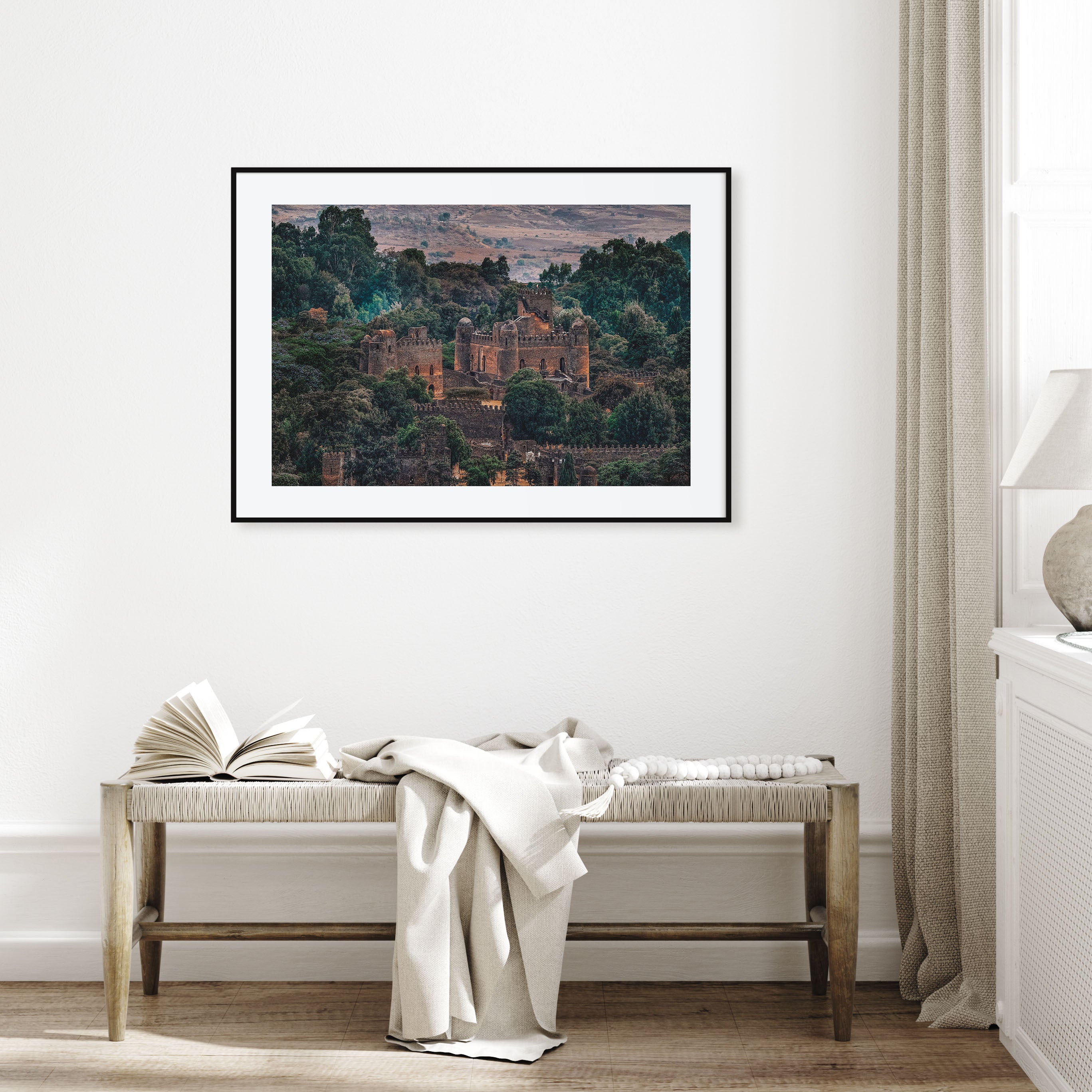 Ethiopia Landscape Color Poster