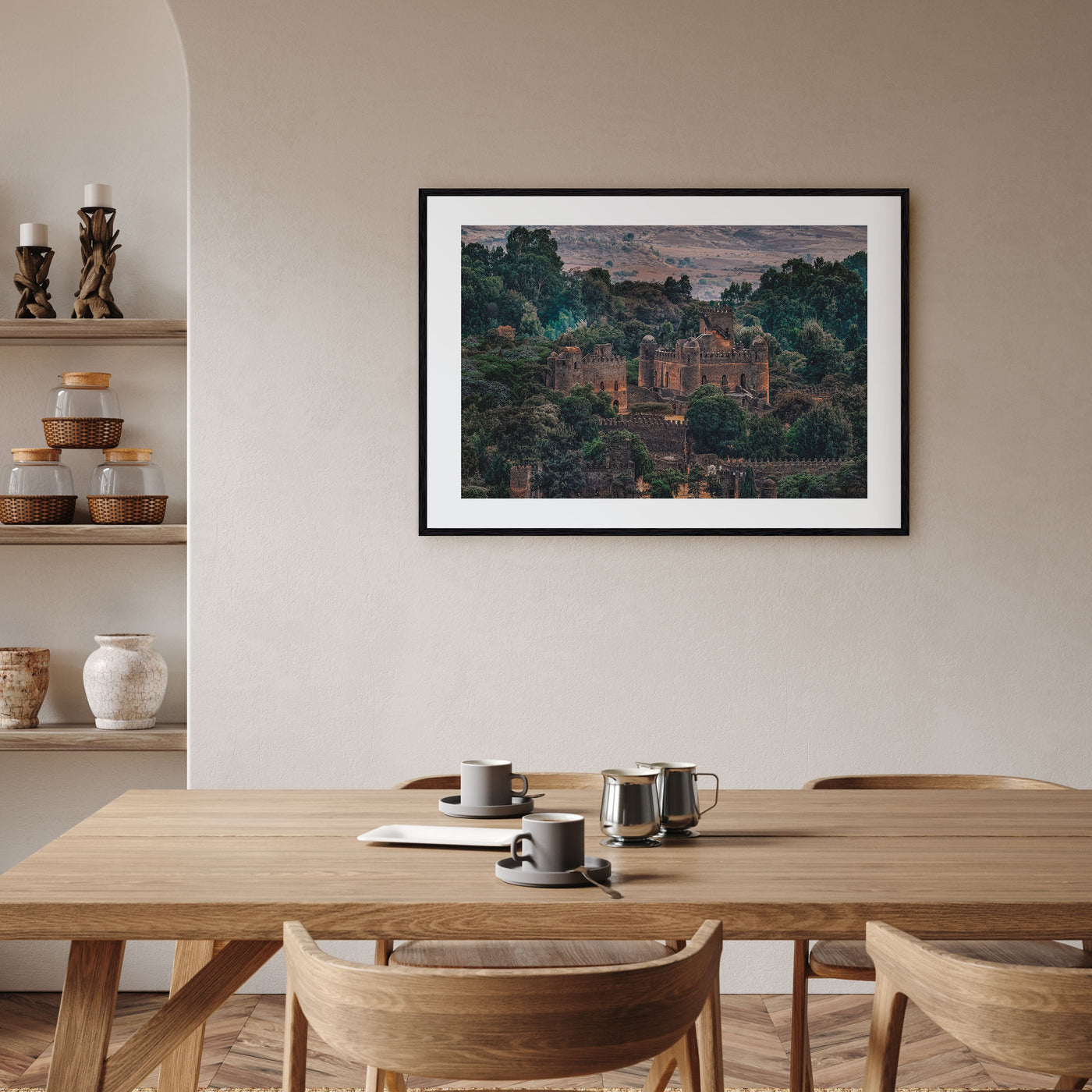 Ethiopia Landscape Color Poster