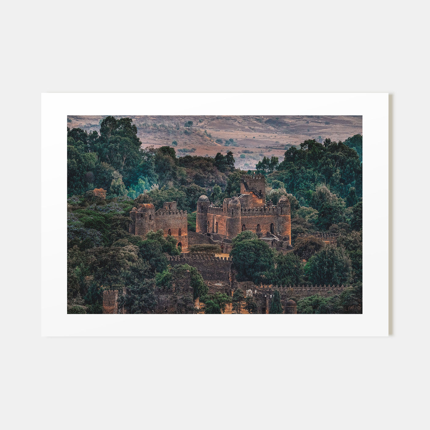 Ethiopia Landscape Color Poster