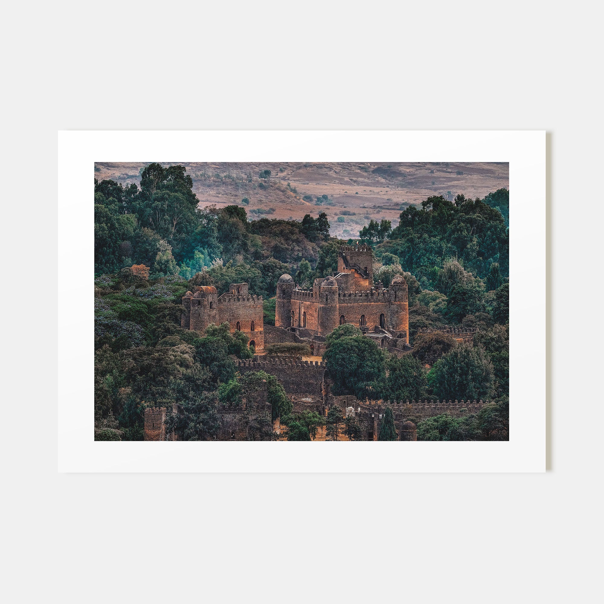Ethiopia Landscape Color Poster