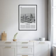 Florence Travel B&W No 1 Poster