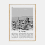 Florence Travel B&W No 1 Poster