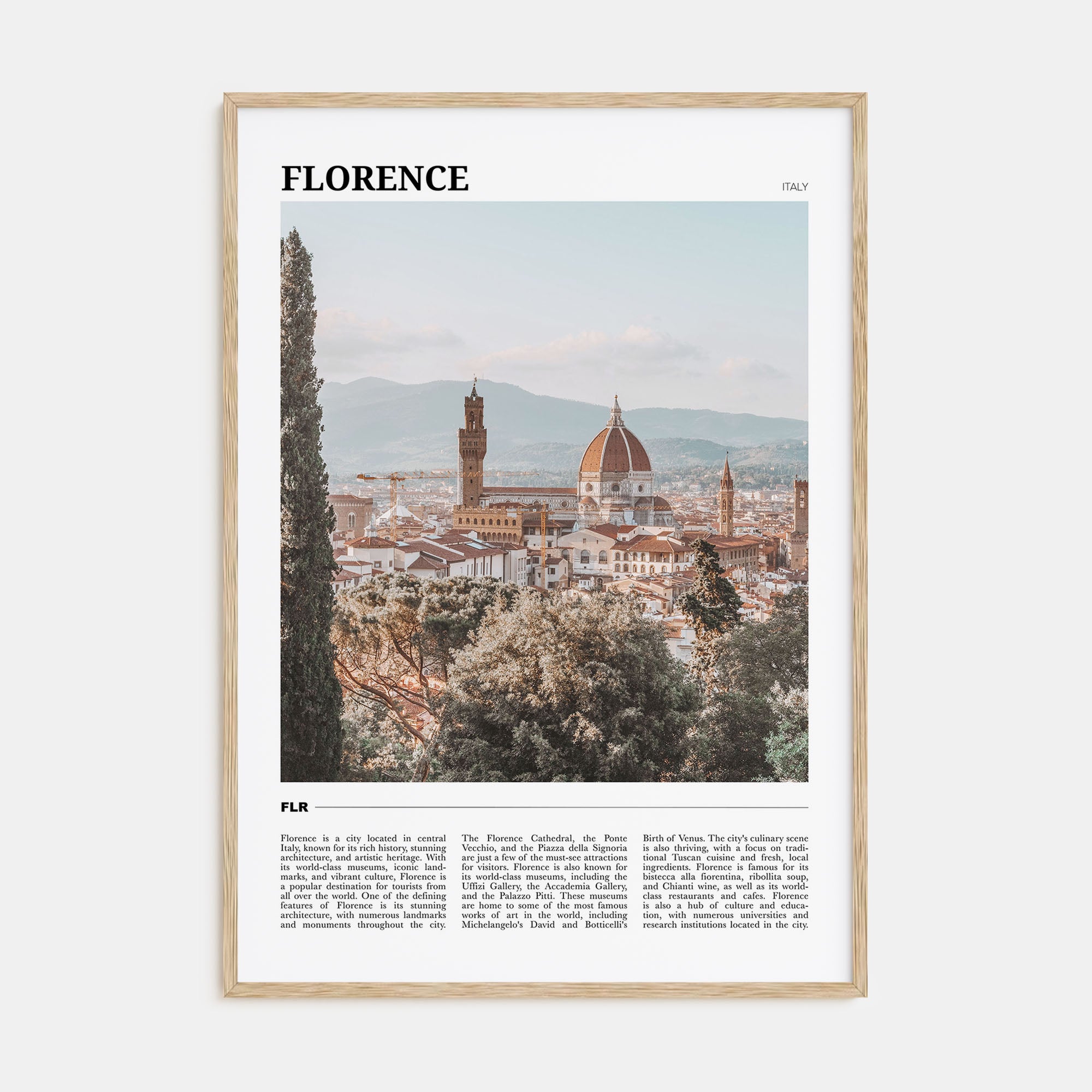 Florence Travel Color No 1 Poster
