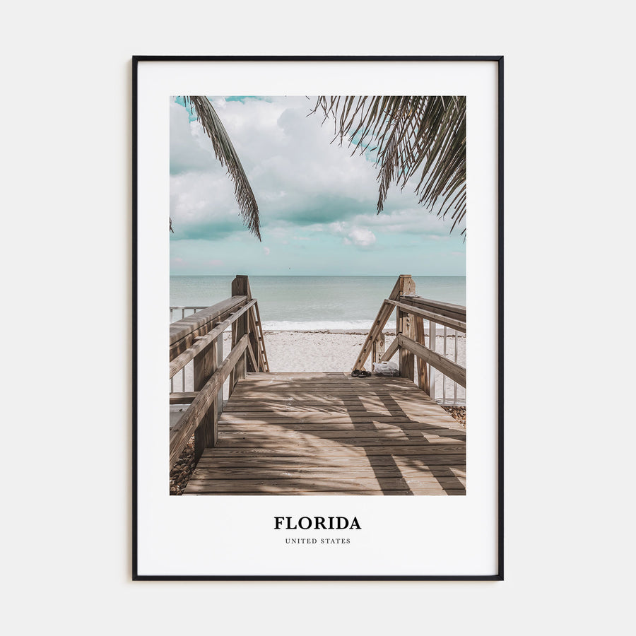 Florida Portrait Color Poster