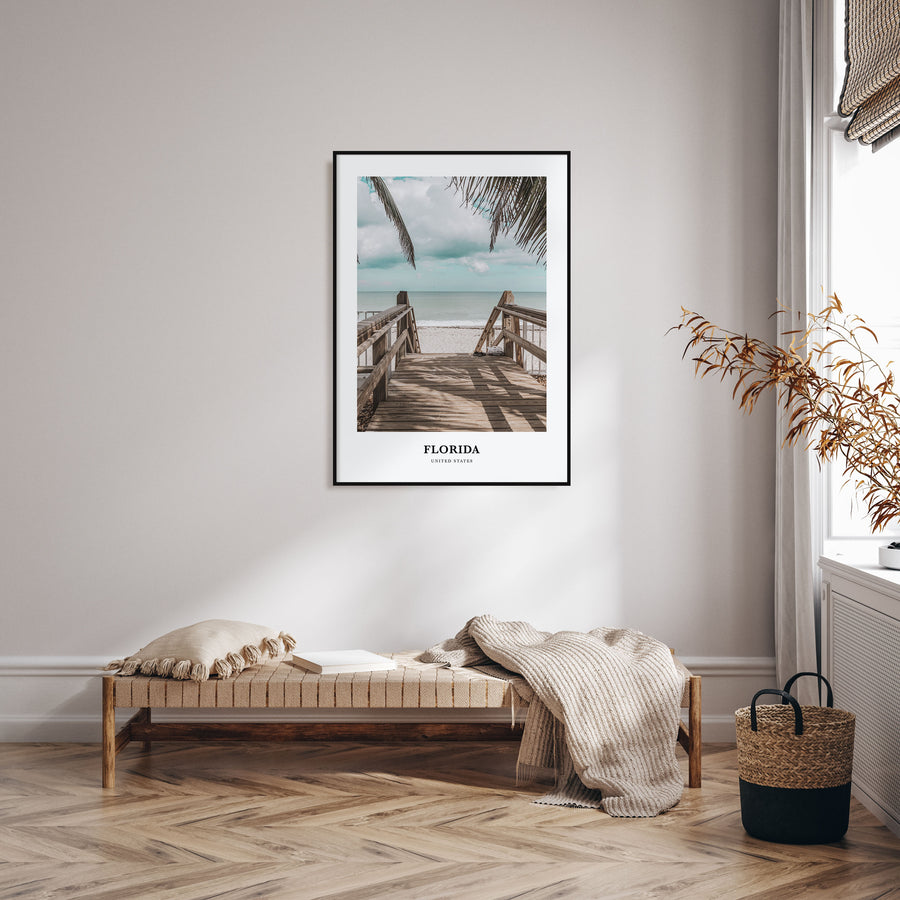 Florida Portrait Color Poster