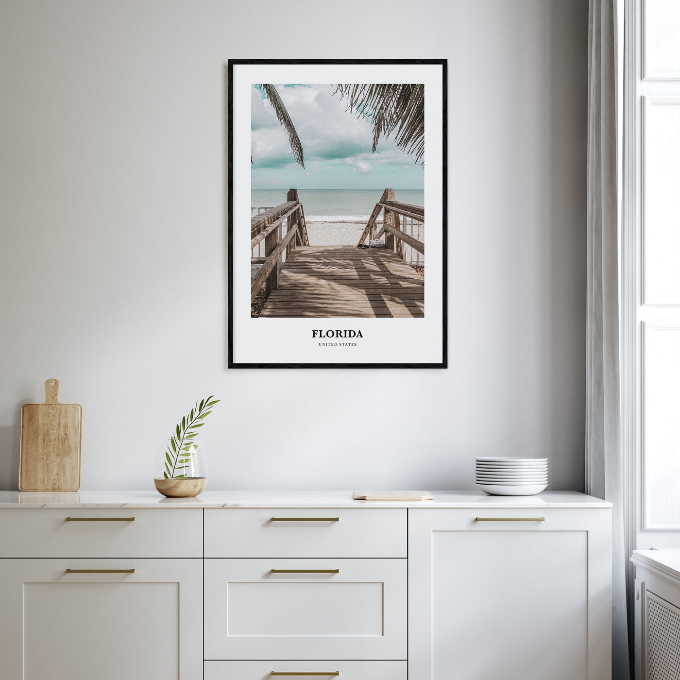 Florida Portrait Color Poster