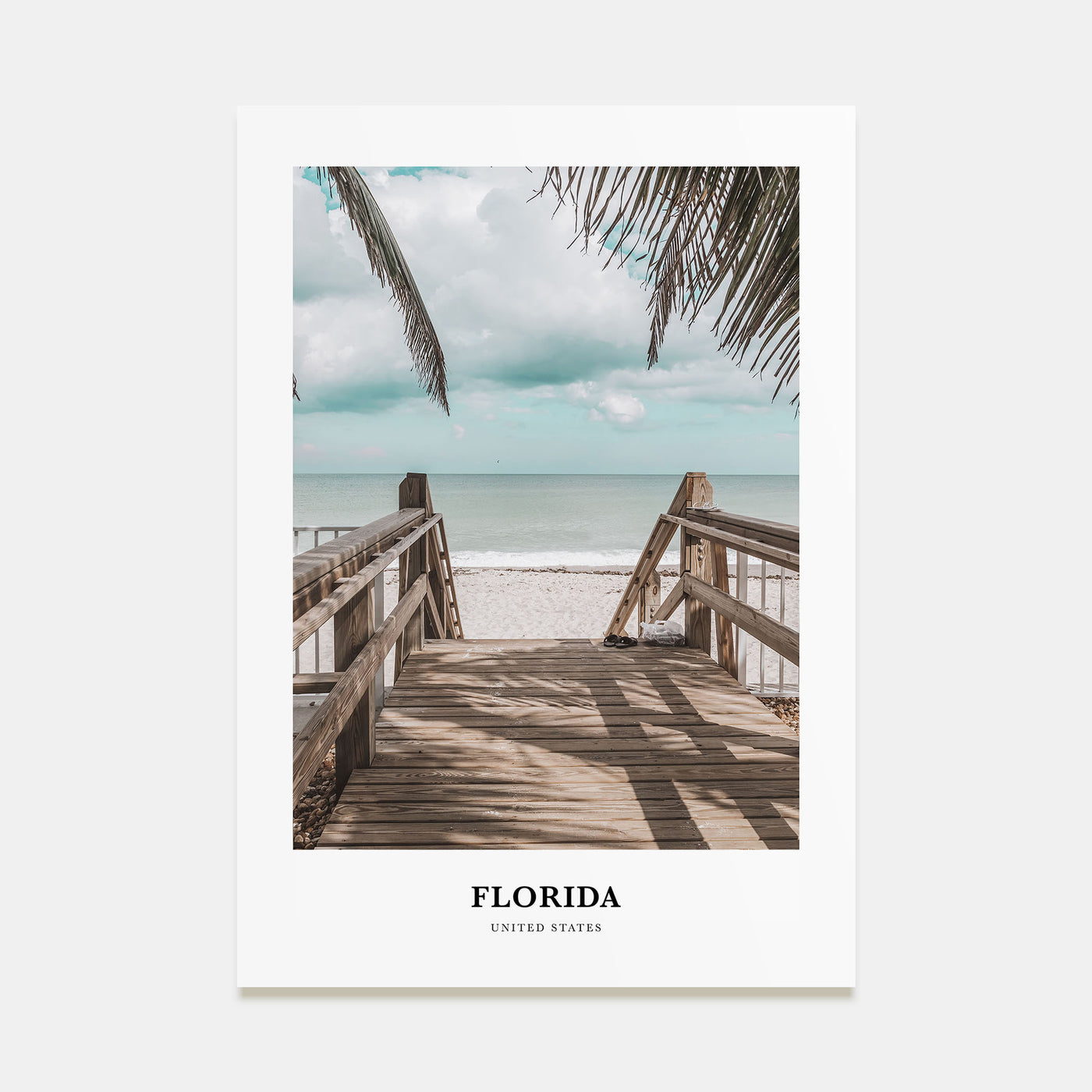 Florida Portrait Color Poster