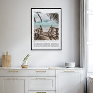 Florida Travel Color Poster
