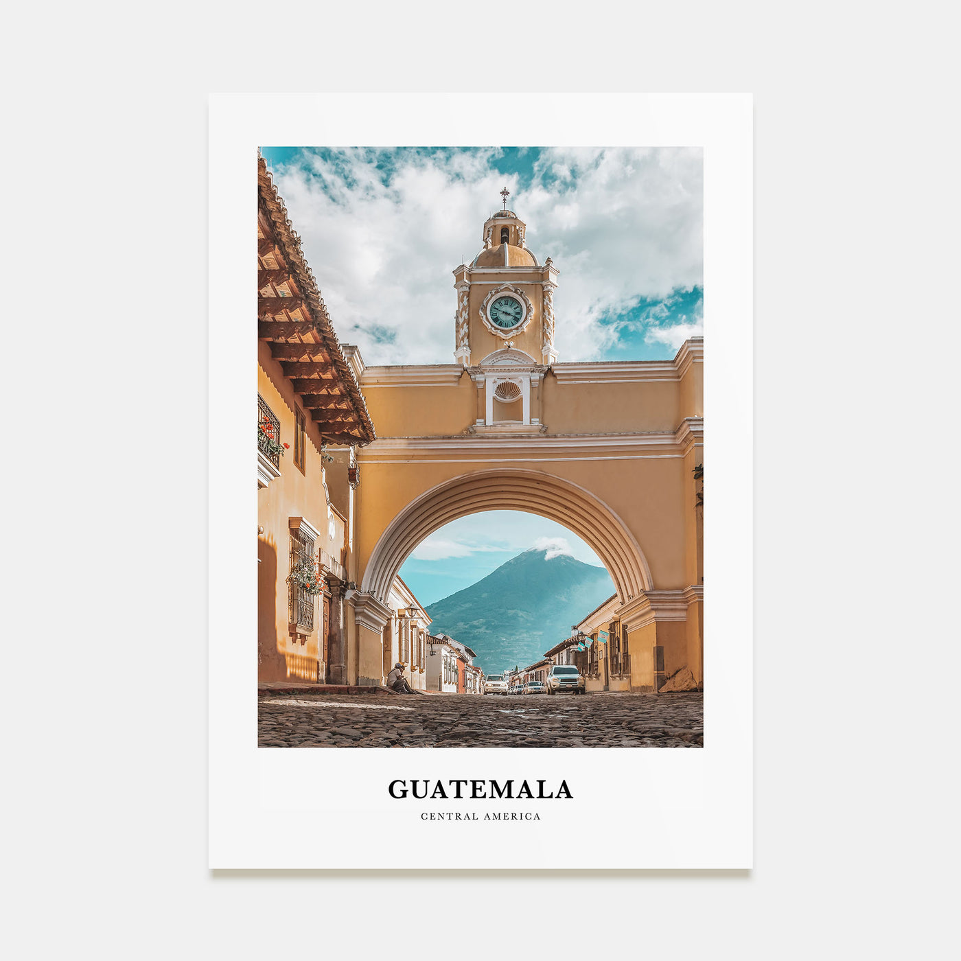 Guatemala Portrait Color Poster