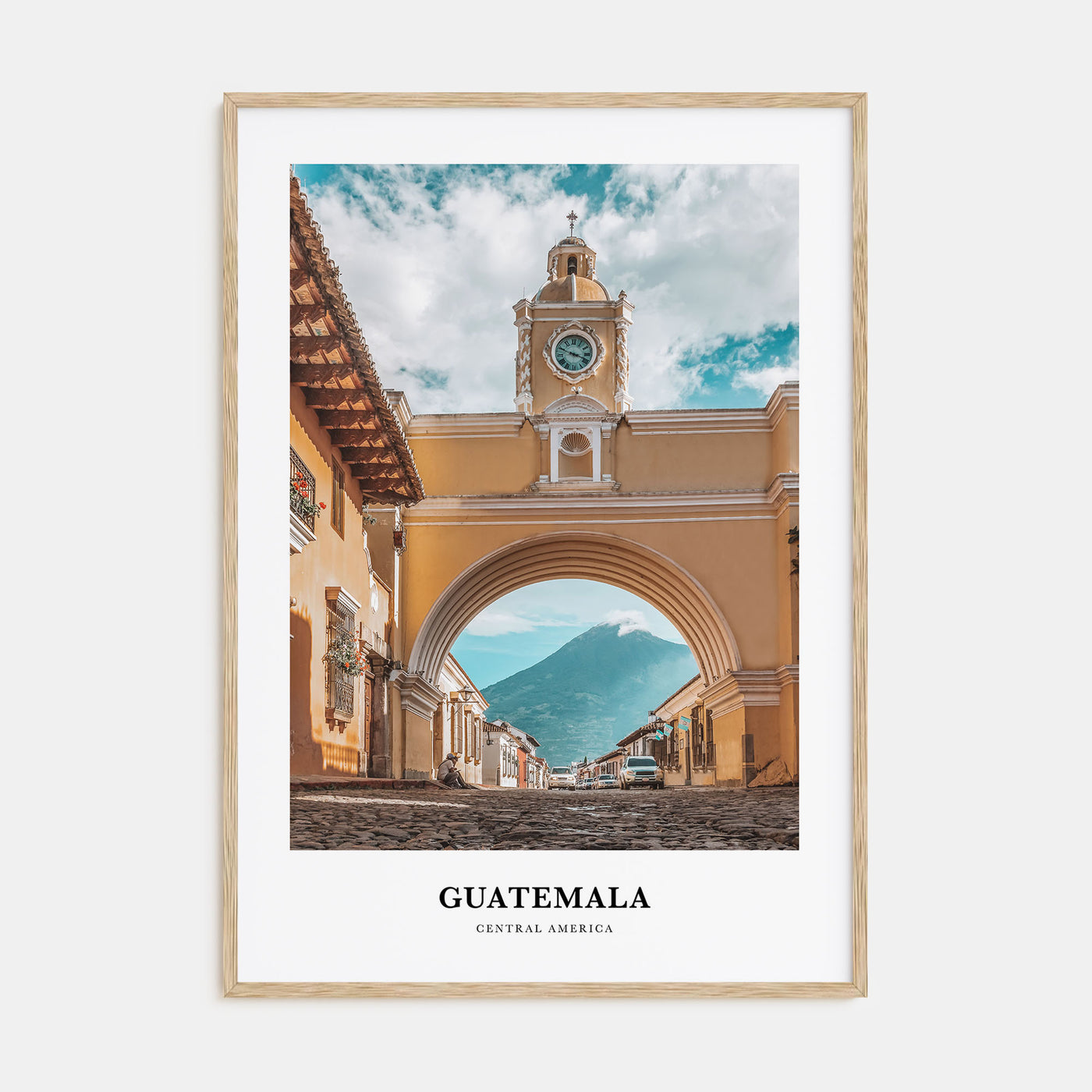 Guatemala Portrait Color Poster