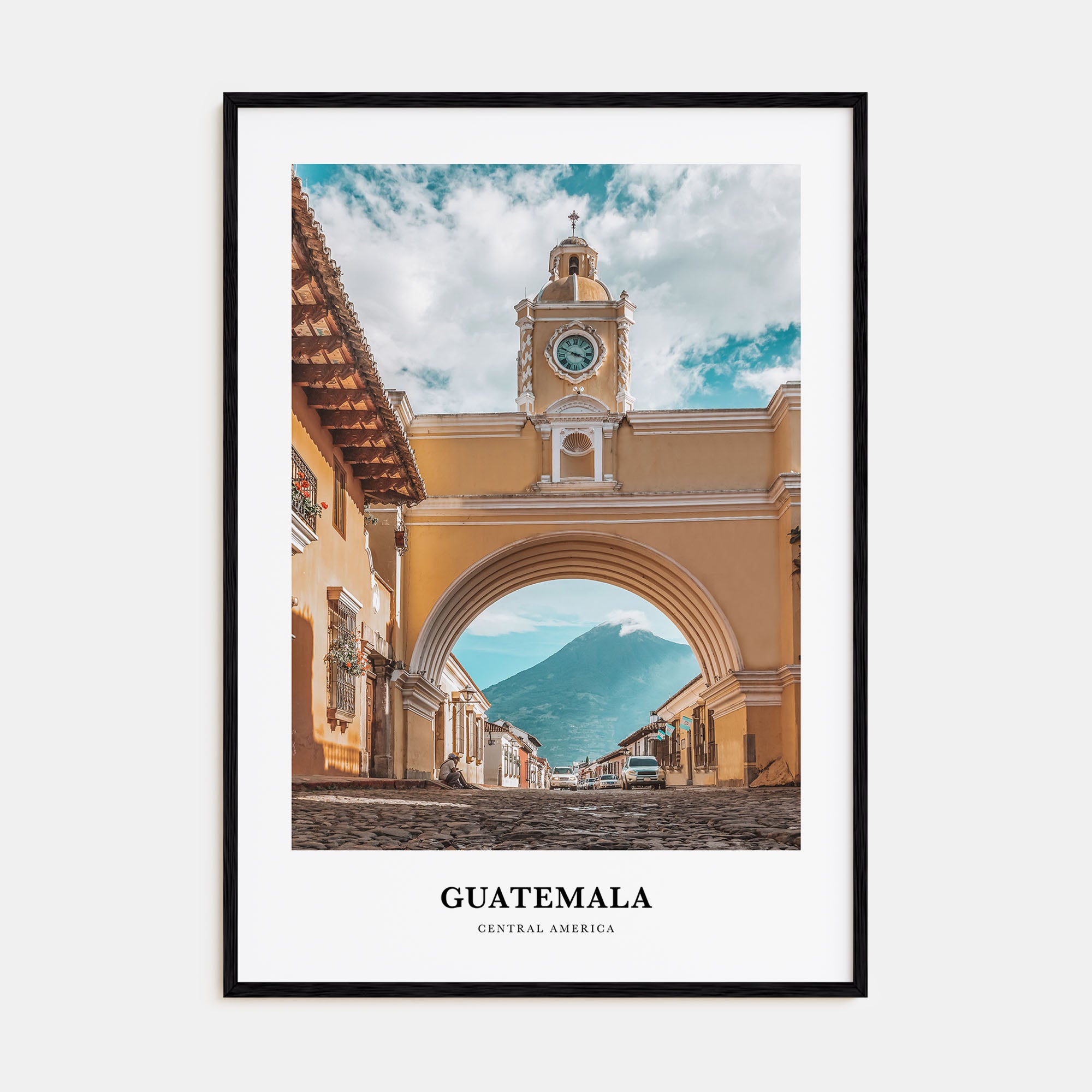 Guatemala Portrait Color Poster