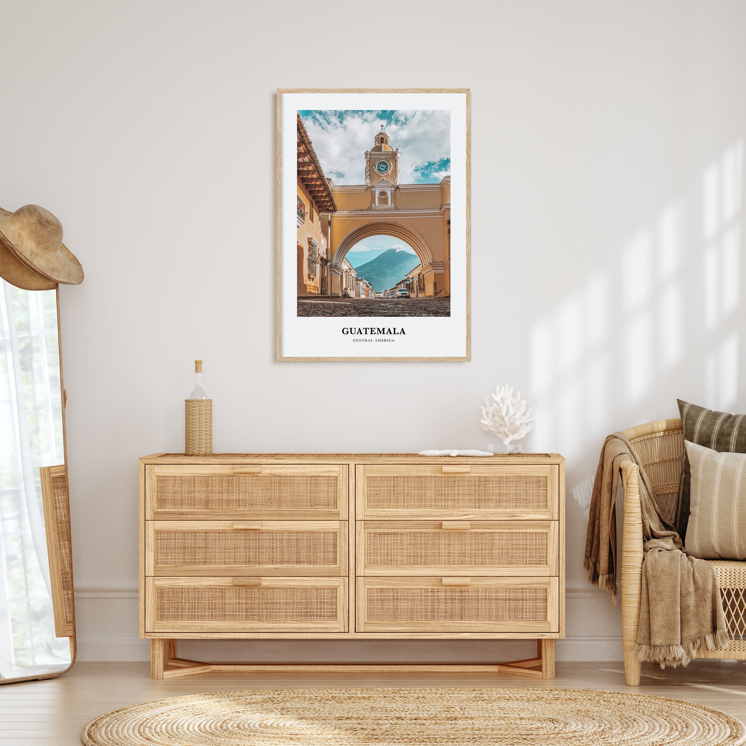 Guatemala Portrait Color Poster