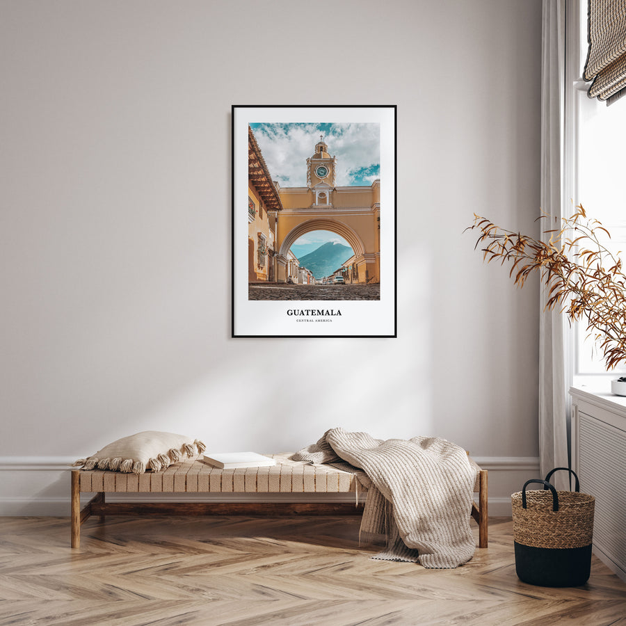 Guatemala Portrait Color Poster