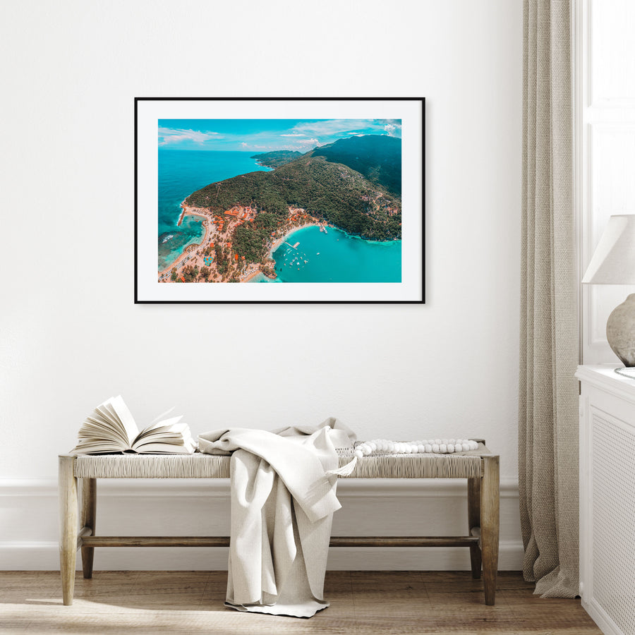 Haiti Landscape Color Poster