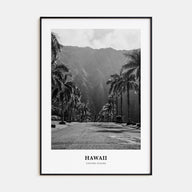 Hawaii Portrait B&W No 1 Poster
