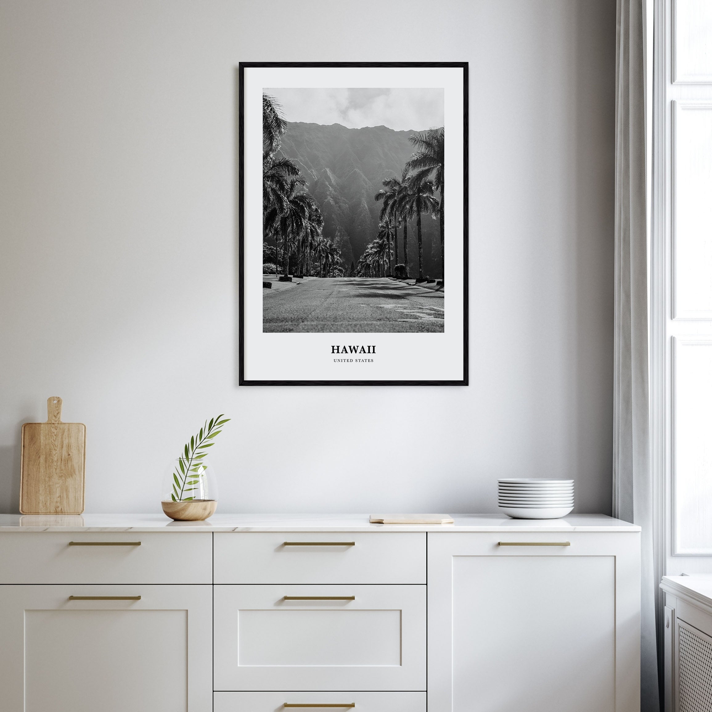 Hawaii Portrait B&W No 1 Poster