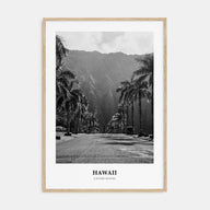 Hawaii Portrait B&W No 1 Poster