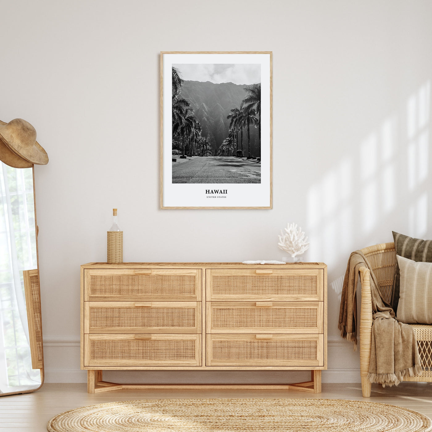Hawaii Portrait B&W No 1 Poster