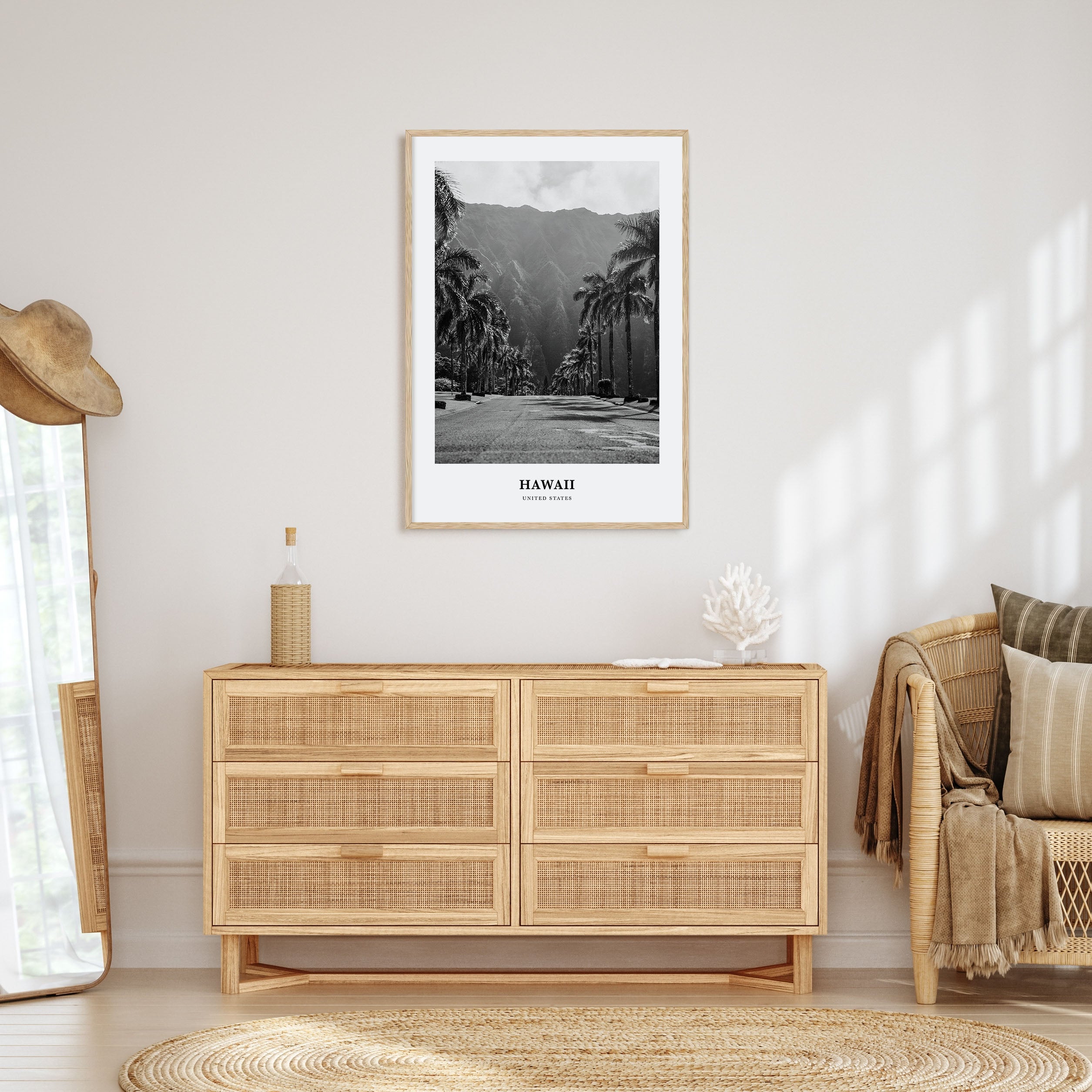 Hawaii Portrait B&W No 1 Poster