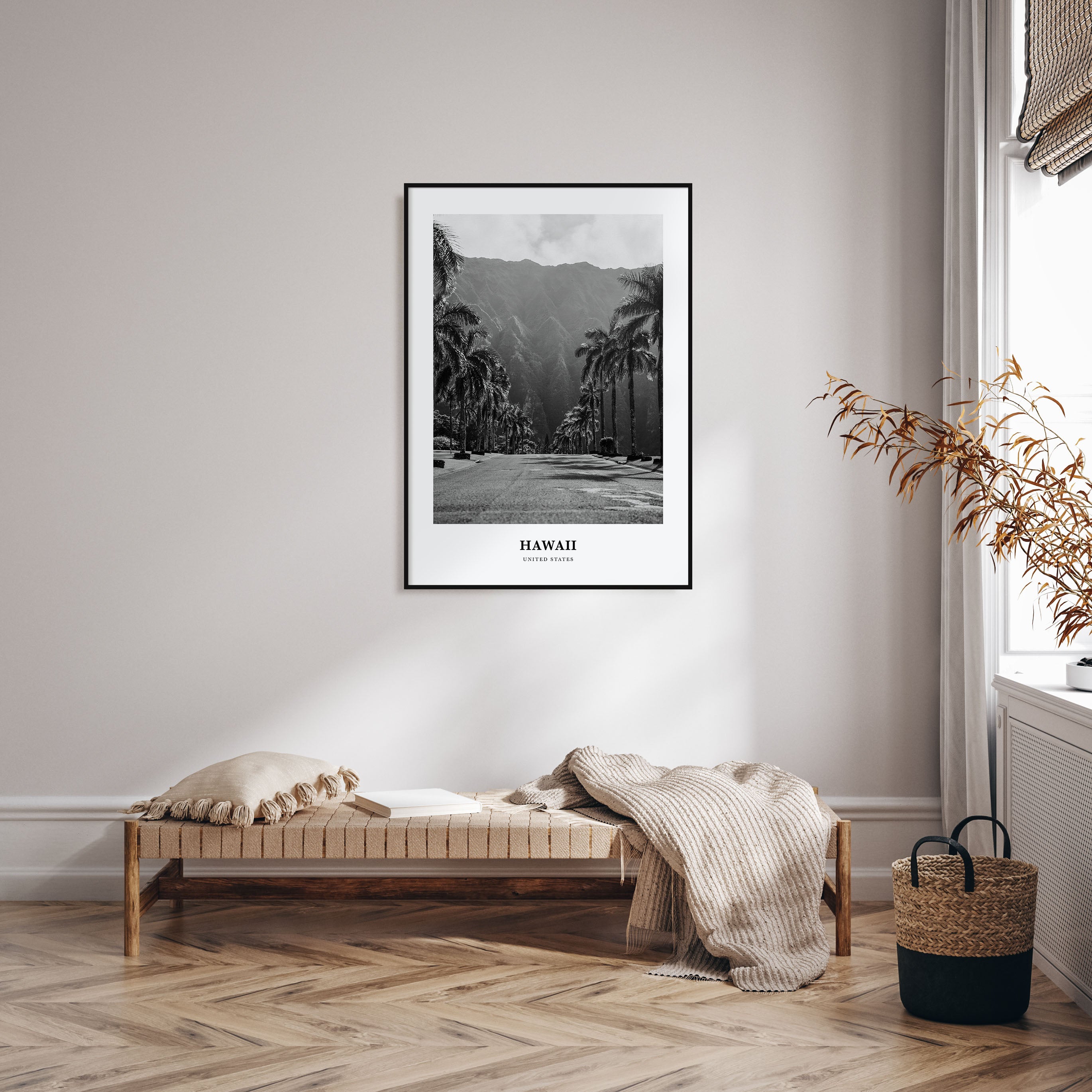Hawaii Portrait B&W No 1 Poster