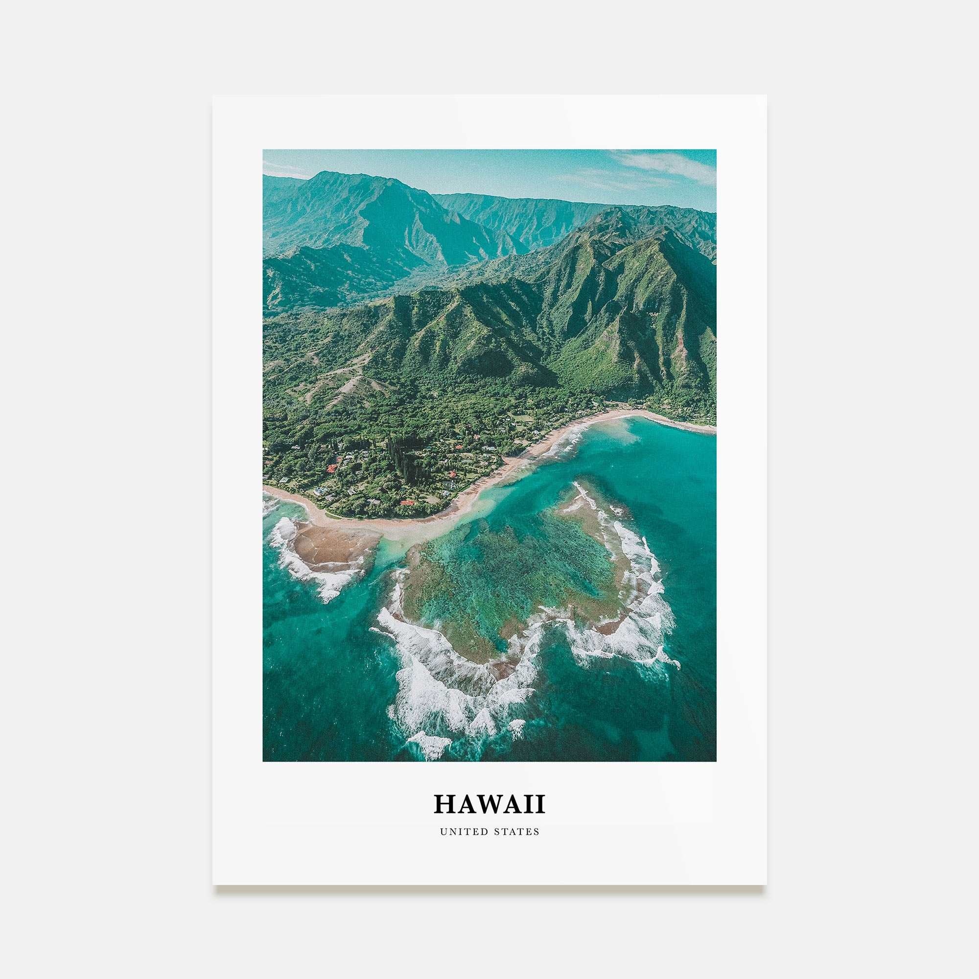 Hawaii Portrait Color No 2 Poster