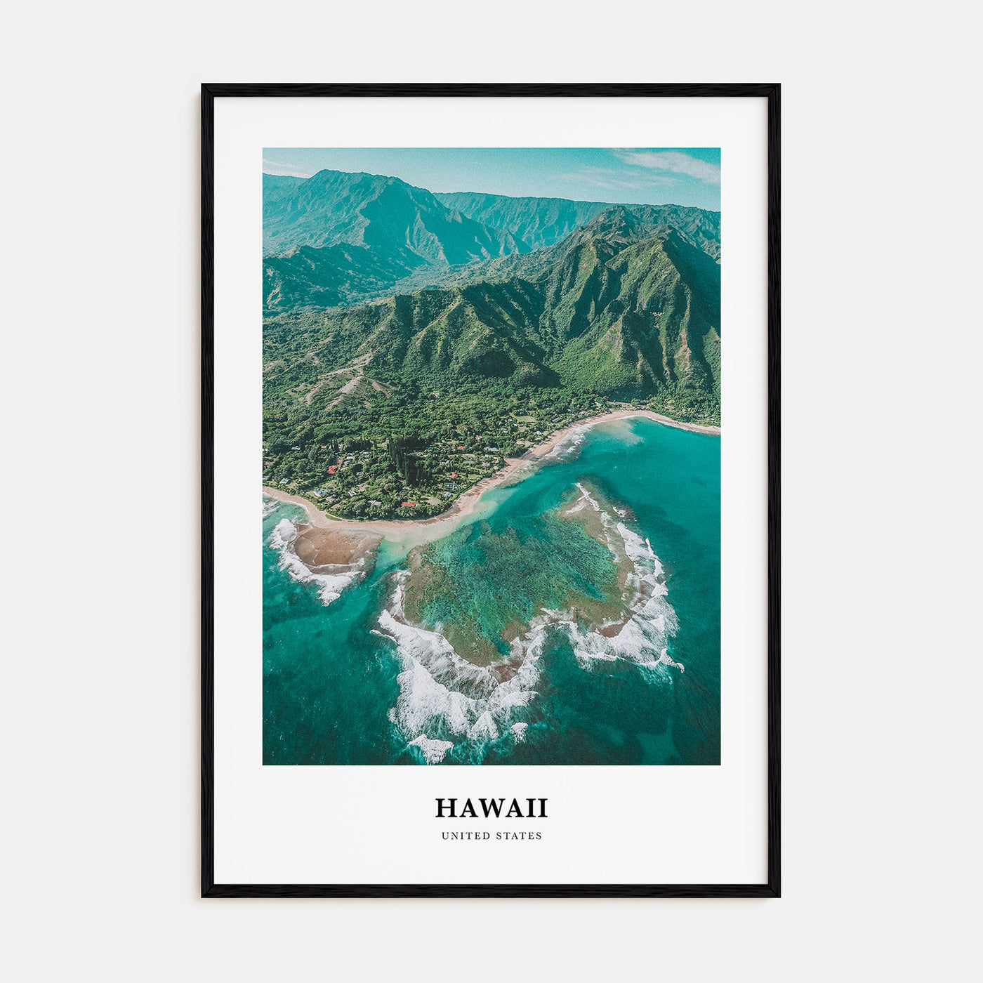 Hawaii Portrait Color No 2 Poster