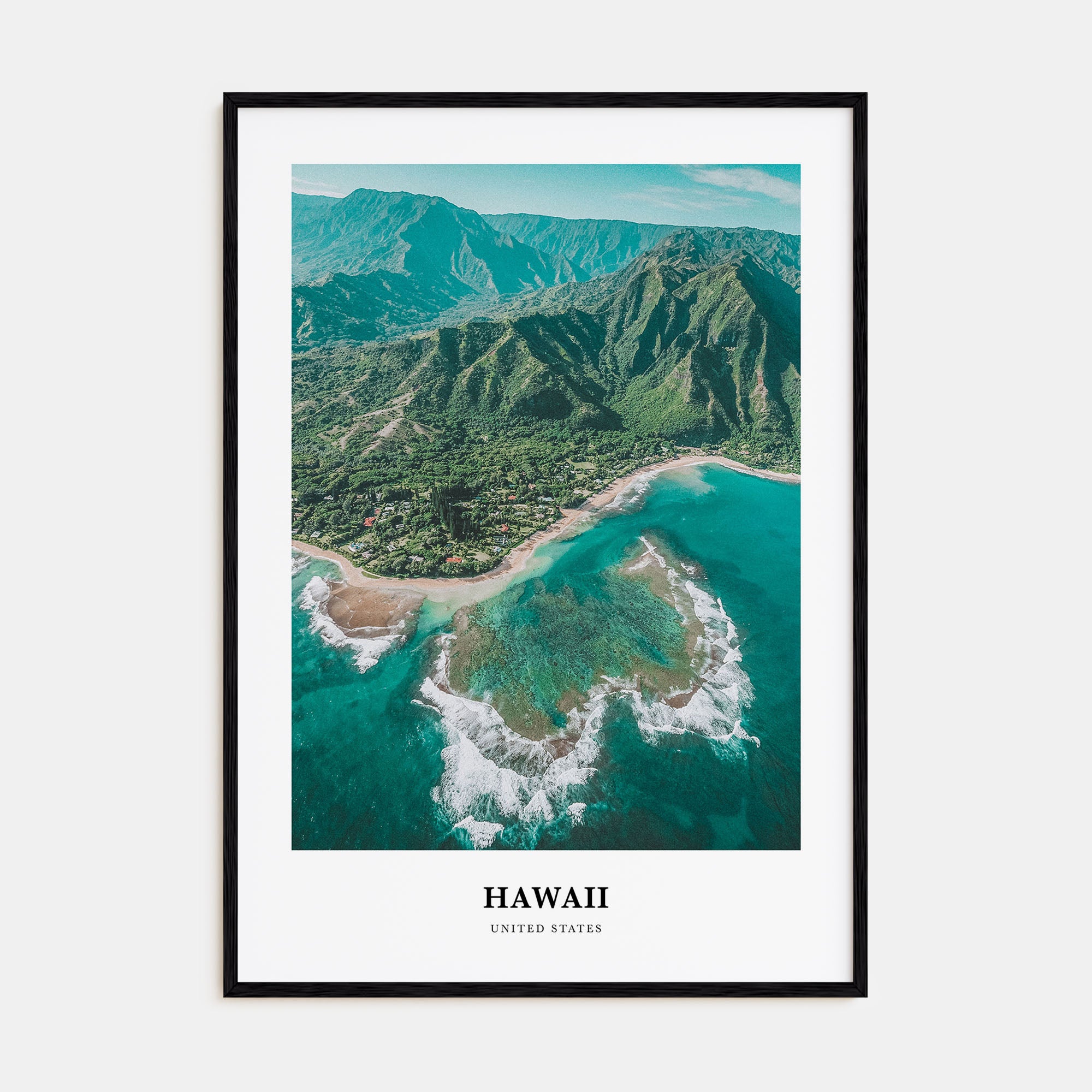Hawaii Portrait Color No 2 Poster