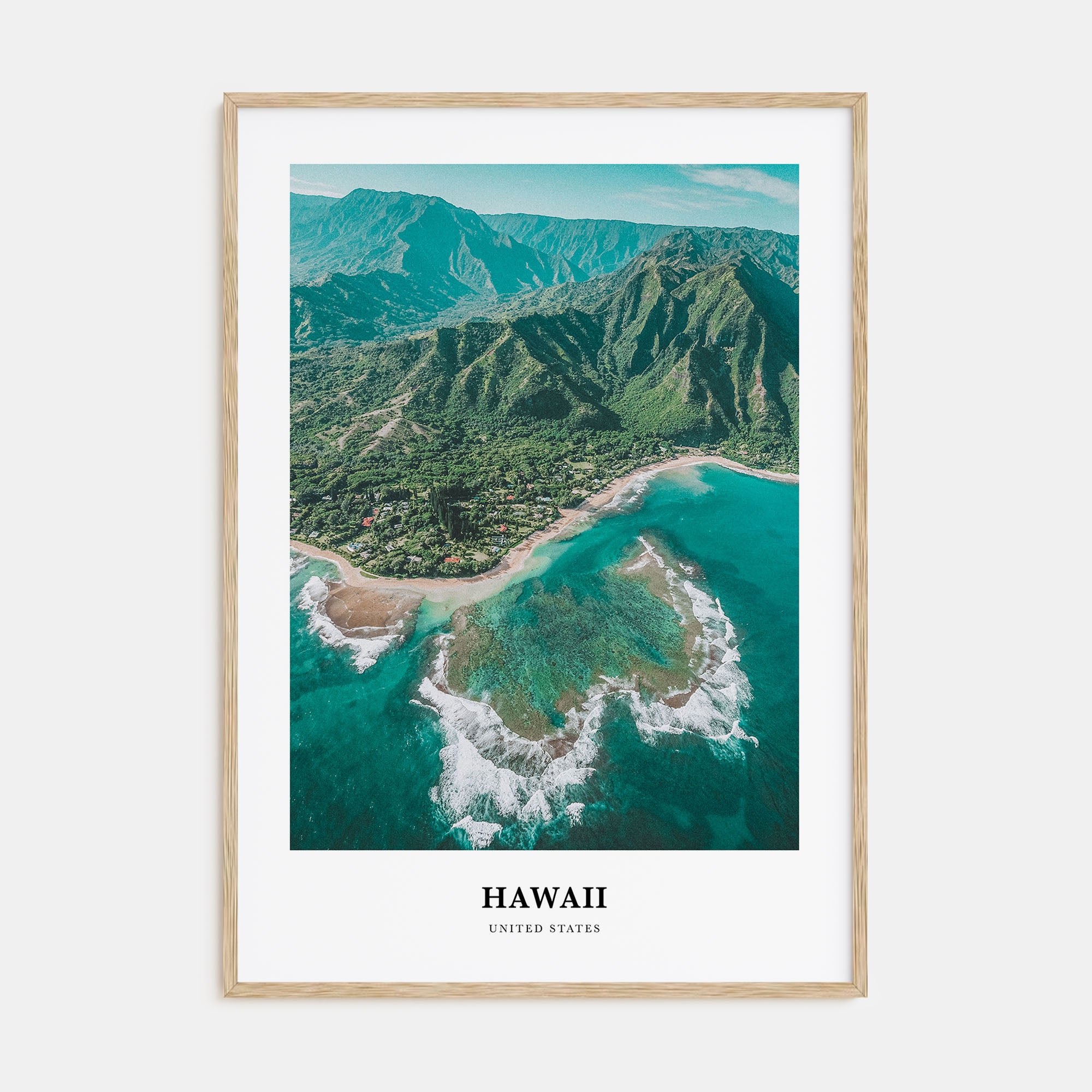 Hawaii Portrait Color No 2 Poster