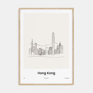 Hong Kong Drawn Poster