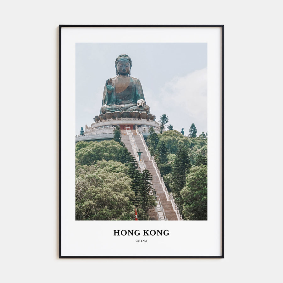Hong Kong Portrait Color Poster