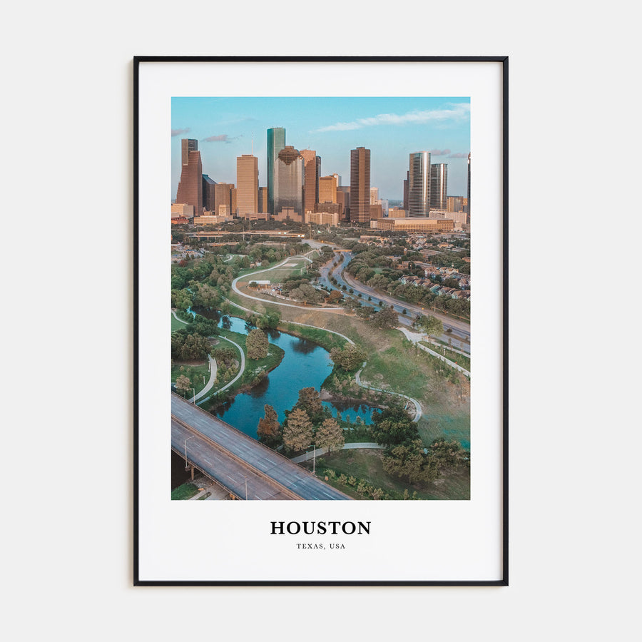 Houston Portrait Color No 1 Poster