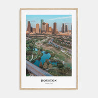 Houston Portrait Color No 1 Poster