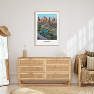 Houston Portrait Color No 1 Poster