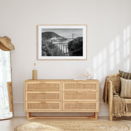 Hudson Valley Landscape B&W Poster