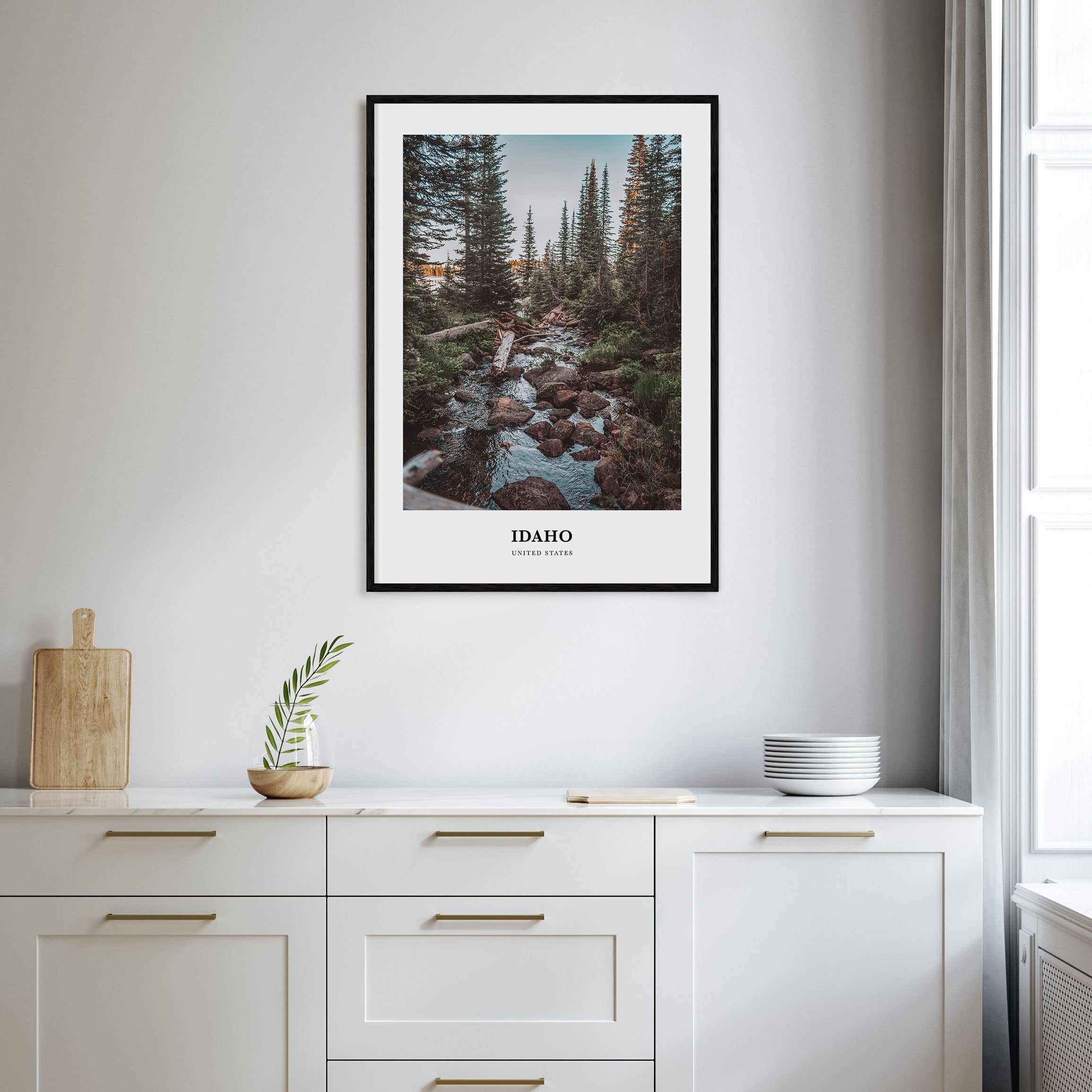 Idaho Portrait Color No 1 Poster