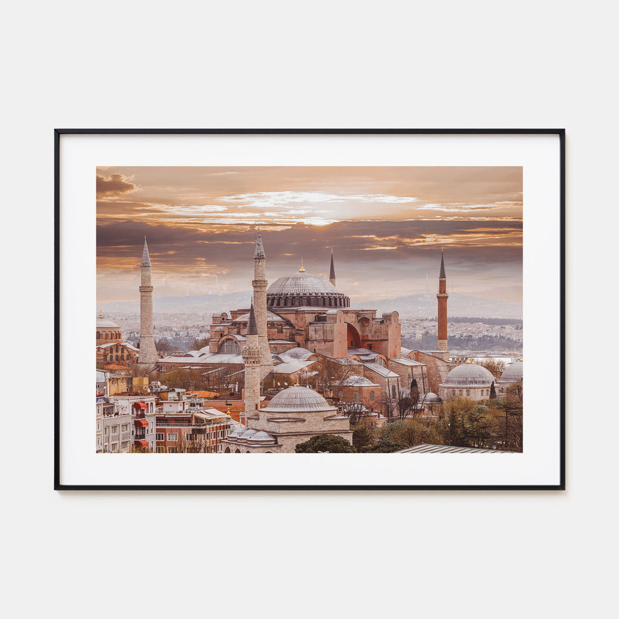 Istanbul Landscape Color Poster