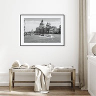 Italy Landscape B&W Poster