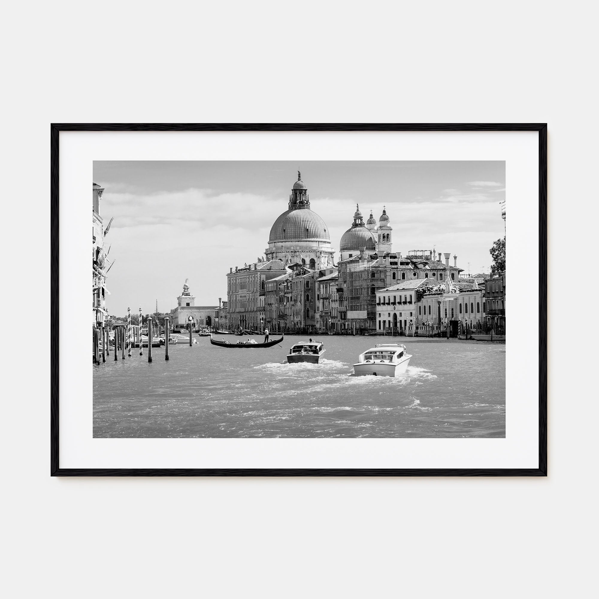 Italy Landscape B&W Poster
