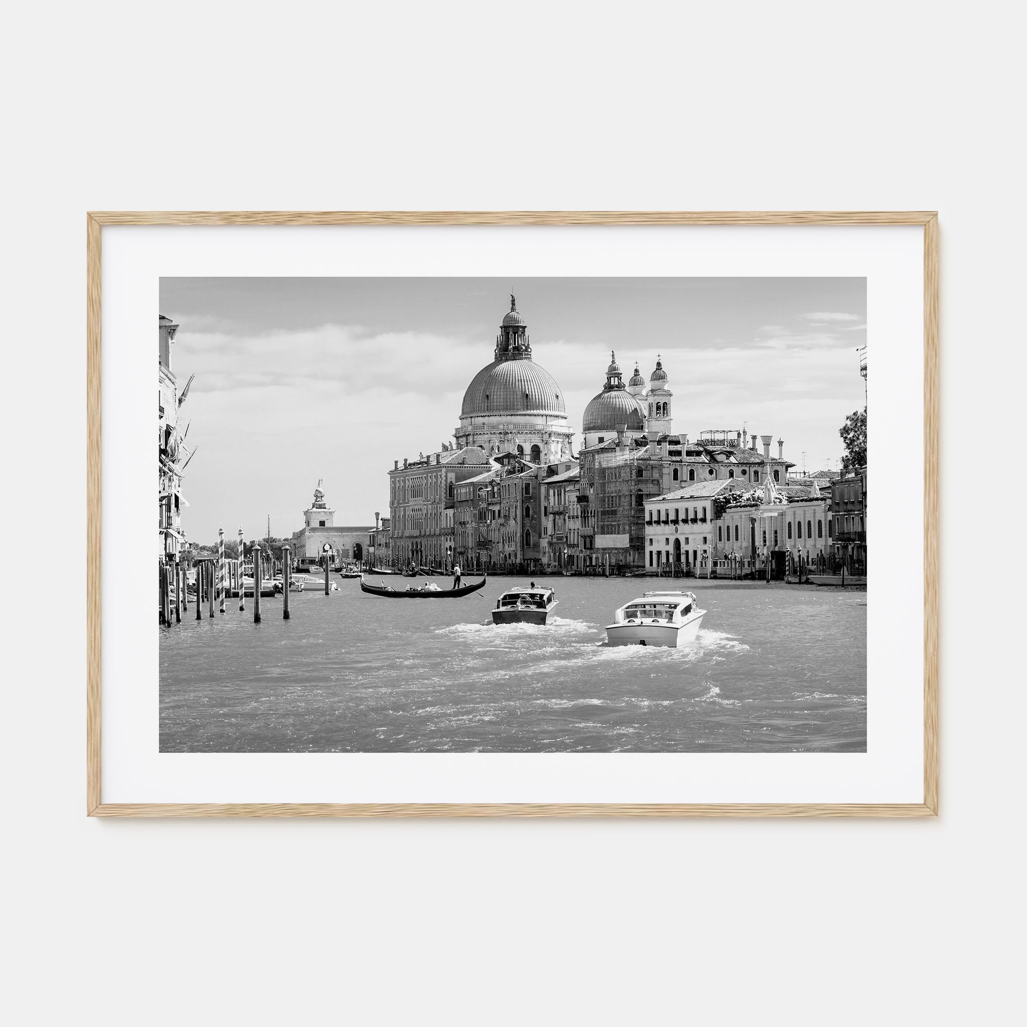 Italy Landscape B&W Poster