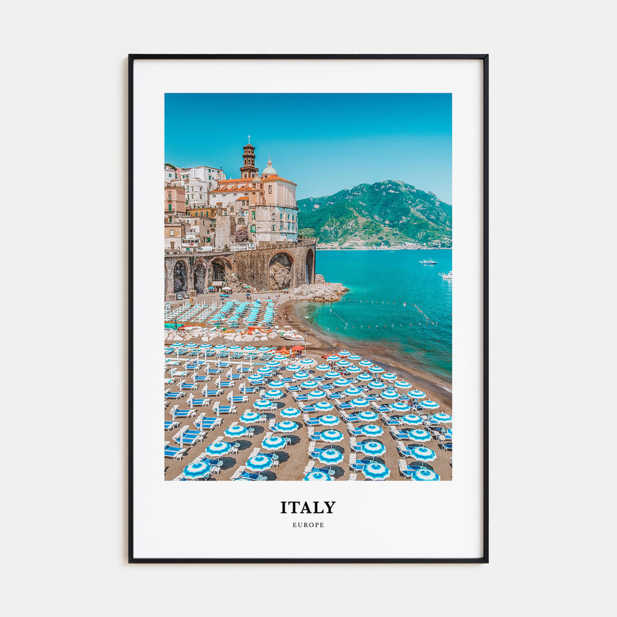 Italy Portrait Color Poster